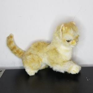Hansa Ginger Kitten Handmade Plush Posable Wired Front Arms